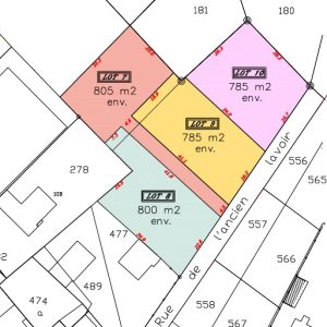 Terrains à batir Miserey - 4 Lots 800m²